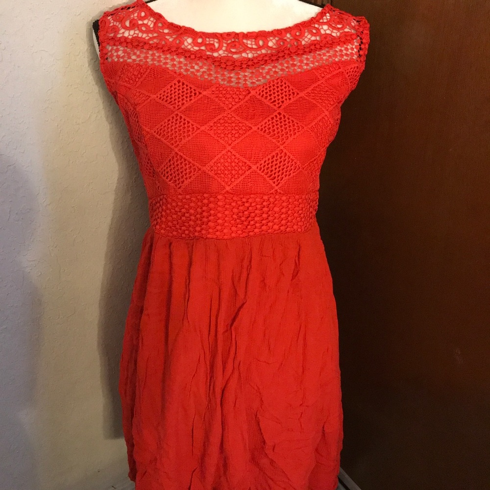 Sz 20 Torrid Orange Dress